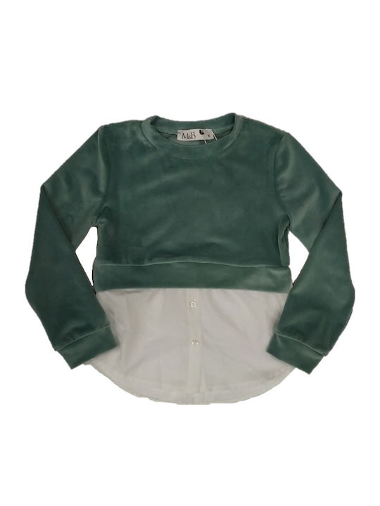 M&B Kid's Fashion Детска блуза Дълъг ръкав Бял