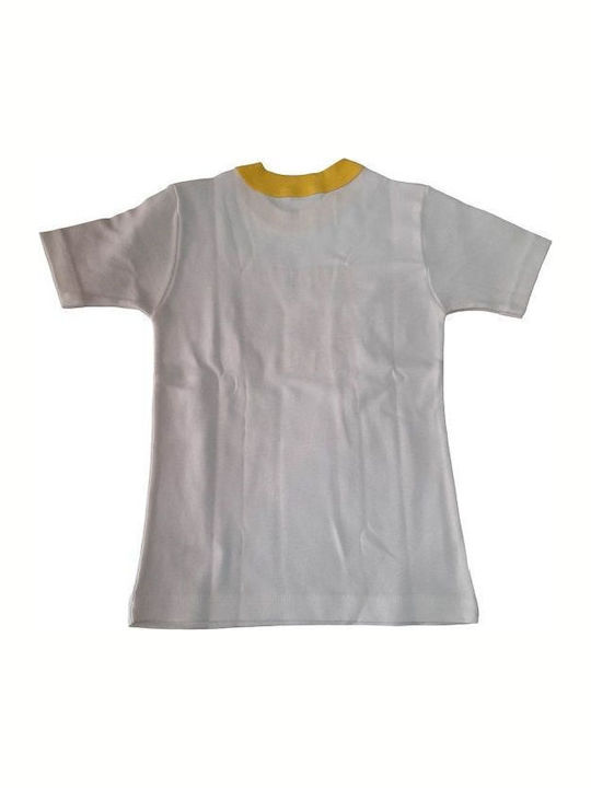 Paramana Maiou pentru copii Mâneca scurta White.