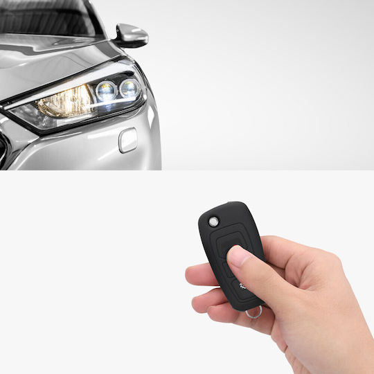 Autoschlüssel Schutzhülle Ford 3 Tasten Silikon Schwarz 46012.01
