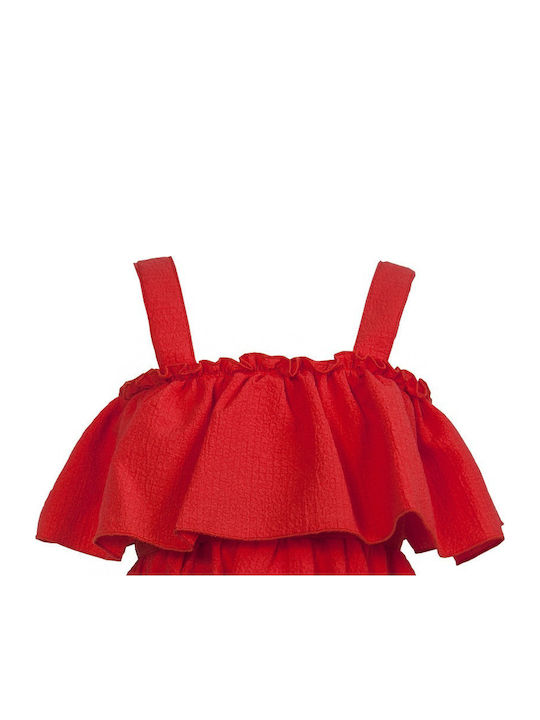 M&B Kid's Fashion Kinderkleid Ärmellos Rot