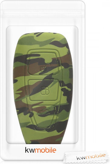 Autoschlüssel Schutzhülle Ford 3-Tasten Keyless Go Silikon Grüne 44708.02