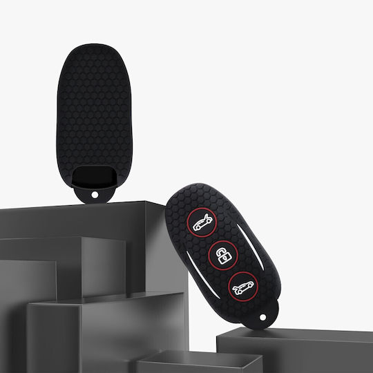 Car Key Cover Case Tesla Model S Smart Key Kwmobile Silicone Black