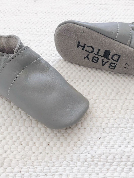 Baby Dutch Βρεφικά Παπούτσια Αγκαλιάς Gray Unisex 22 X 16 X 7 Cm
