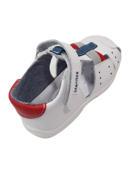 Titanitos Sandale tip Pantof L671 Albe