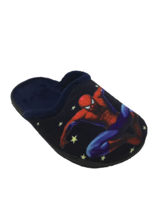 Παιδικές Παντόφλες Spiderman Fild P03 Μπλε