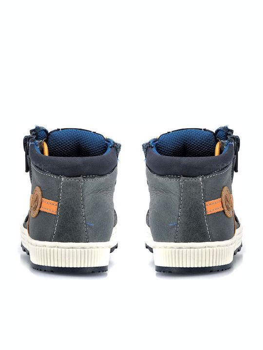 Papistas Kids Kids Boots with Laces Navy Blue