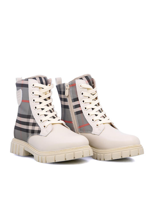 Weestep Αρβυλακιa Κοριτσι-casual-extra Light Soft-ανατομικα-μπεζ Γκρι Δερμα Οικολογικο Fiber