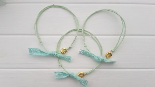 Baby Unicorn Christening Charm Bracelet Turquoise 50 Pieces
