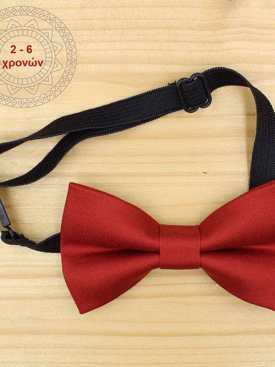Handmade Kids' Bow Tie in Rust Color for Ages 2 to 6