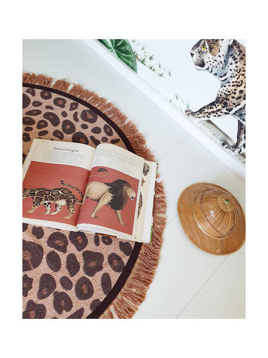 Tapis Petit Детски килим Леопард Кръгъл Ø120 см
