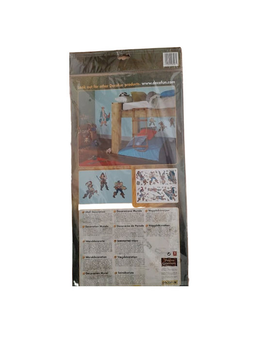Kinder Wandsticker Schaumstoffmaterial Pirates Caribbean