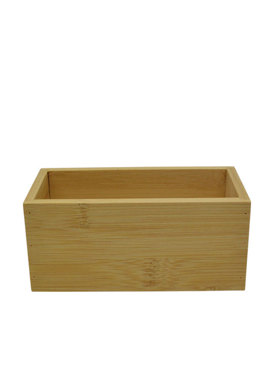 Ankor Hölzernes Aufbewahrungsbox Beige 15x7.5x6.8cm 1Stück