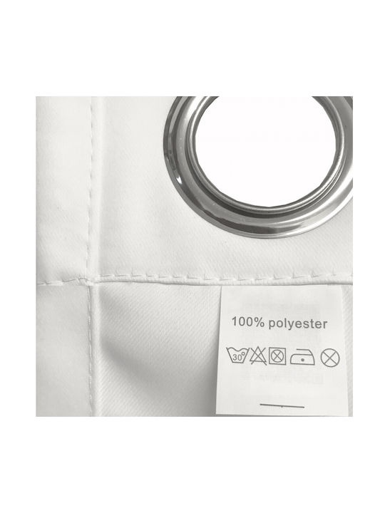 Jemidi24 Perdea de Întunecare cu Capse Gri 140x175cm