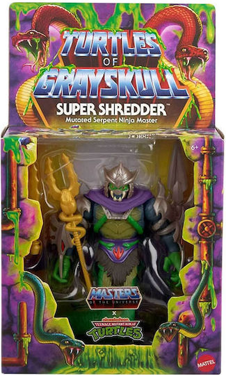 Motu X Tmnt Turtles Grayskull Deluxe Action Figure Super Shredder 14 Cm