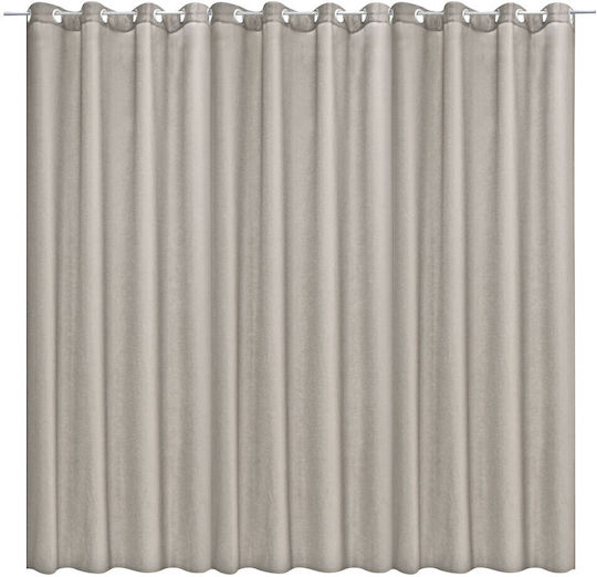 Jemidi24 Vorhang Verdunkelung mit Grommet Gray 300x245cm