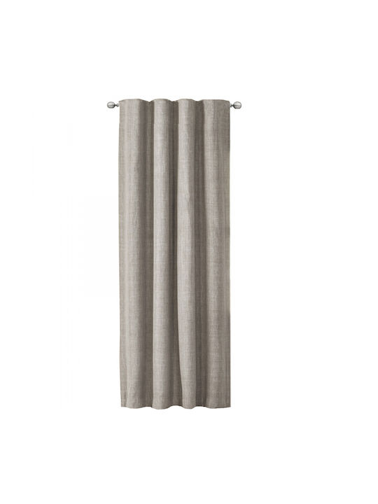 Jemidi24 Vorhang mit Bleistiftfalten Gray 140x245cm