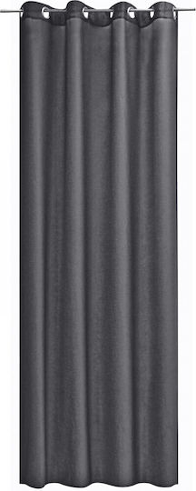 Jemidi24 Curtain Blackout with Grommet Gray 140x245cm
