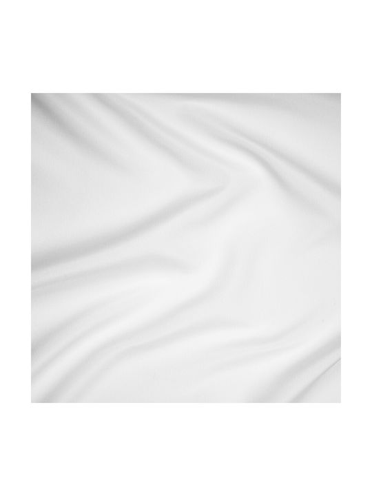 Jemidi24 Vorhang mit Bleistiftfalten Weiß 140x250cm