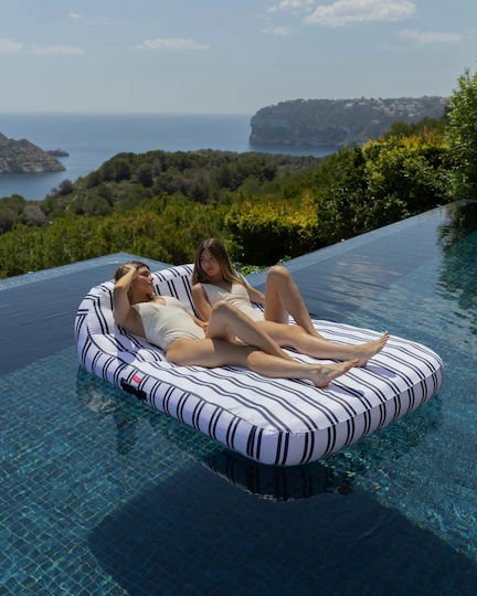 Flamingueo Φουσκωτό Στρώμα Θαλάσσης 2 Ατόμων Μπλε 175x135cm