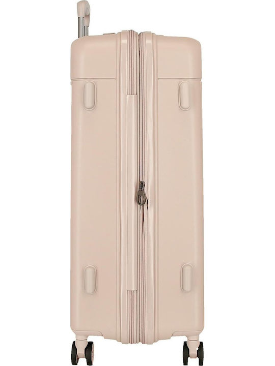Movom Medium Hard Taupe Suitcase With 4 Wheels Height 68cm