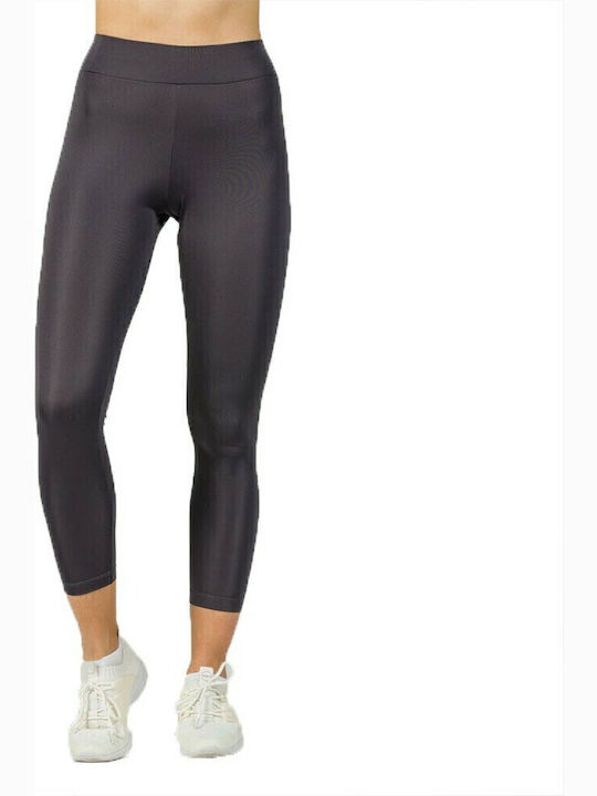 17-21007002 Women's Cropped Training Legging High Waisted Charcoal