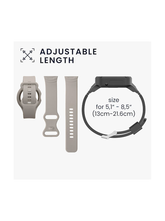 Kwmobile Curea Google Pixel Watch 2/Pixel Watch Gri Silicon Kwm000025gt002c