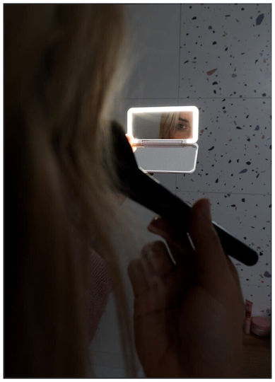 Concept Schminkspiegel Geldbörse mit Licht Weiß