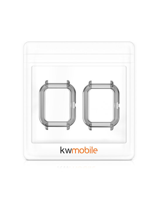 KWmobile Силиконов Калъф в Черен цвят за Xiaomi Amazfit GTS 2 Mini