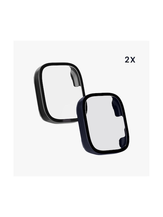 KWmobile Carcasă de Plastic în culoarea Negru pentru Xiaomi Redmi Watch 3 Active, Redmi Watch 3 Lite