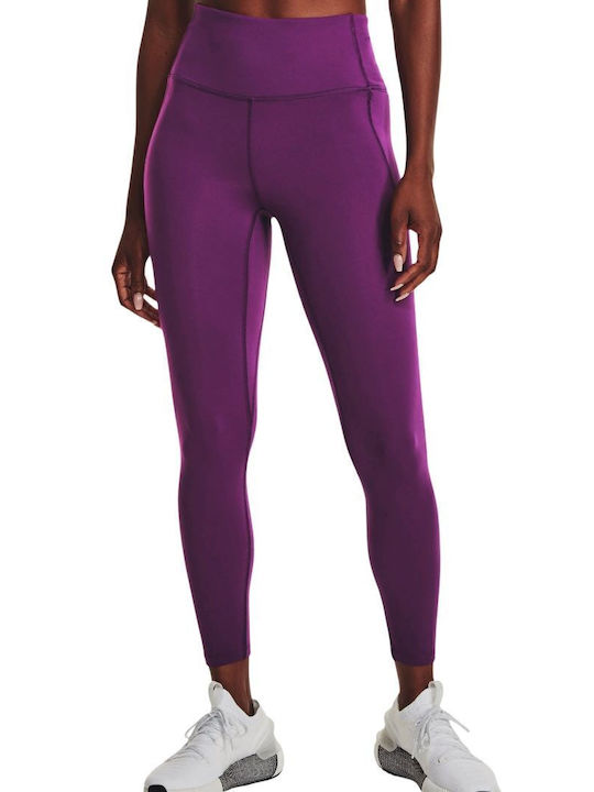 Meridian Women's Long Training Legging High Waisted Purple