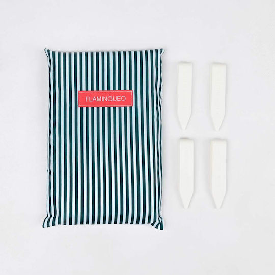 Flamingueo Πετσέτα Microfiber Σώματος 400gr/m² Πράσινη 180x90εκ.