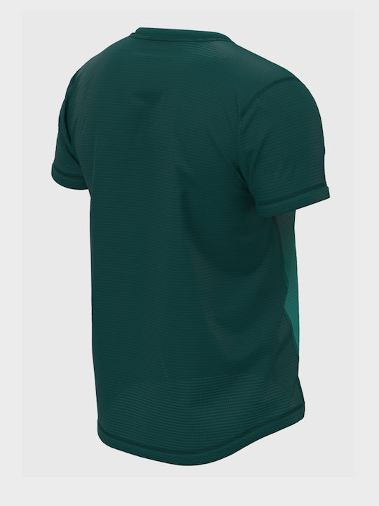 Athletic Short Sleeve Green Blouse