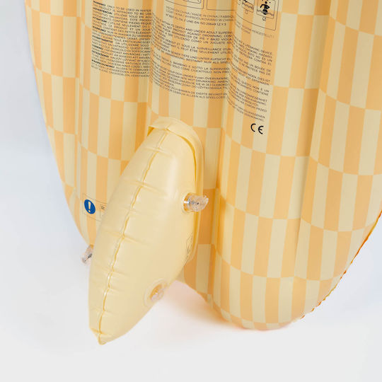 Inflatable Swimming Board 58x151x25 Cm Handles Sanremo Yellow Flamingueo