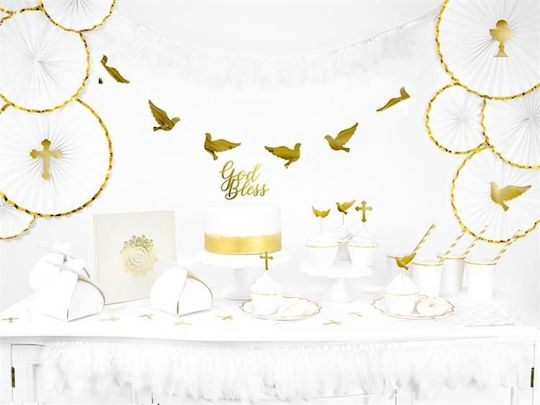 PartyDeco Διακοσμητικό για Τούρτα 6τμχ