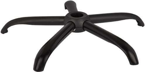 Set for Office Chair Plastic 4 Pieces Black