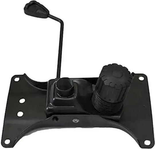 Set Pentru Scaun De Birou Metalic 4 Bucăți Negru