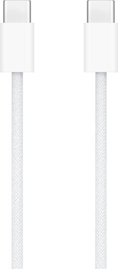 Apple Braided USB 2.0 Cable USB-C Male - USB-C 60W White 1m MQKJ3ZM/A