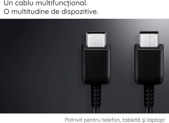 Samsung USB 2.0 Cable USB-C Male - USB-C 60W PD Black 1.8m EP-DX310JBEGEU Bulk