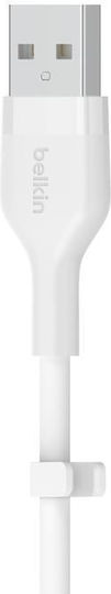 Belkin Flex USB 2.0 Cable USB-C male - USB-A 15W Λευκό 2m CAB008bt2MWH