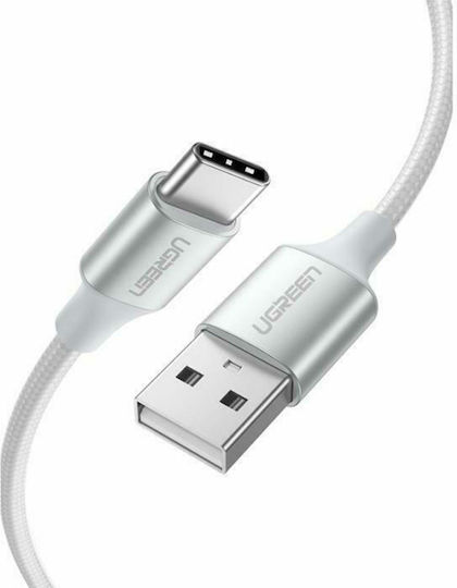 Ugreen Us288 Braided USB 2.0 Cable USB-C Male - USB-A PD Gray 1m 60131