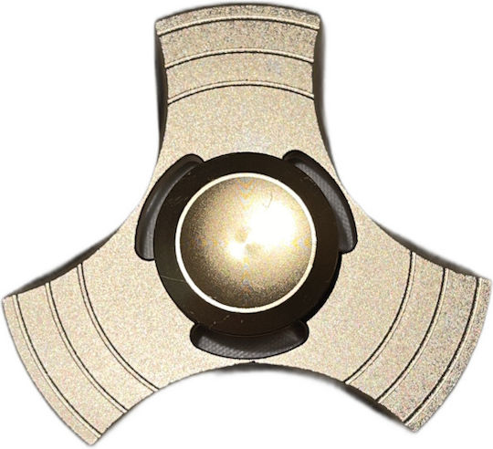 Gold Fidget Spinner Geschwindigkeit 3 Blätter