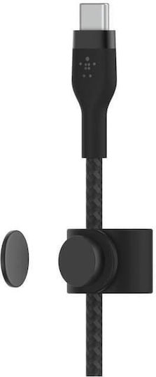 Belkin Geflochtenes USB 2.0 Kabel USB-C männlich - USB-C 60W PD Schwarz 1m CAB011BT1MBK