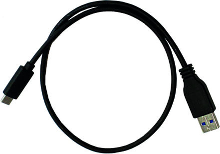 Goobay USB 3.0 Cable USB-C Male - USB-A 15W Black 0.5m