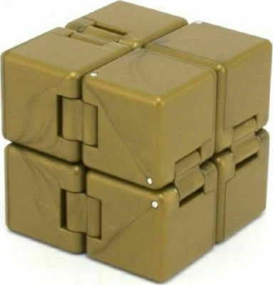 Set Două Jucării Fidget și Antistres Infinite Cubes – 2 Cuburi Antistres Atermonice Aurii și Argintii
