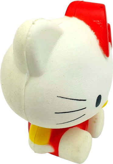 Squishy Κόκκινη Hello Kitty Γατούλα Αυθεντικό Μαξιλαράκι Ζουληχτό Παιχνίδι