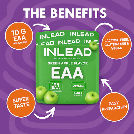 Inlead Nutrition Eaa 500gr Green Apple