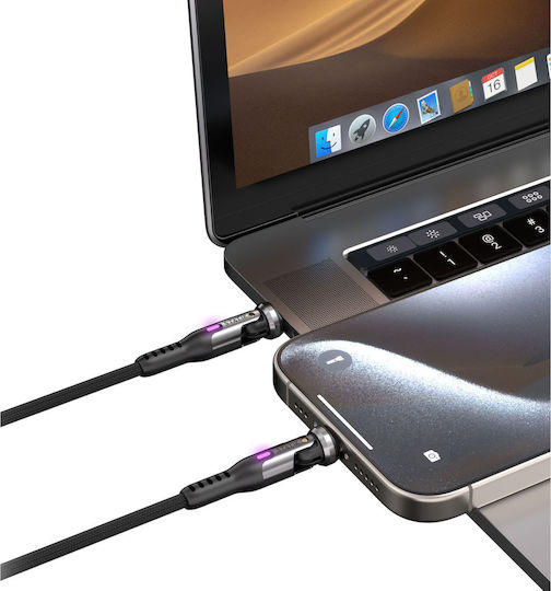 3M Geflochtenes USB 2.0 Kabel USB-C männlich - USB-C 100W Schwarz 3m PUP-0455-10FT-CC