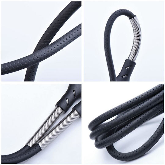 Forcell Carbon Braided USB 2.0 Cable USB-C male - USB-A 18W Μαύρο 1m FOCB-152344