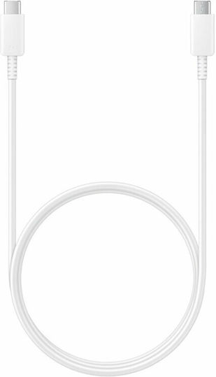 Samsung Редовна USB 2.0 Кабел USB-C мъжки - USB-C мъжки 100W Бял 1.8м (EP-DX510JWEGEU)