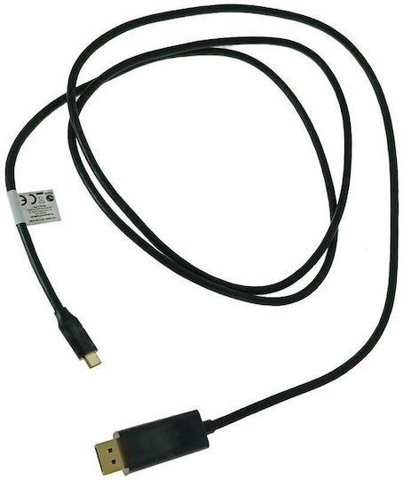 Lanberg USB 3.2 Video Cable USB-C Male - DisplayPort Black 1.8m CA-CMDP-10CU-0018-BK